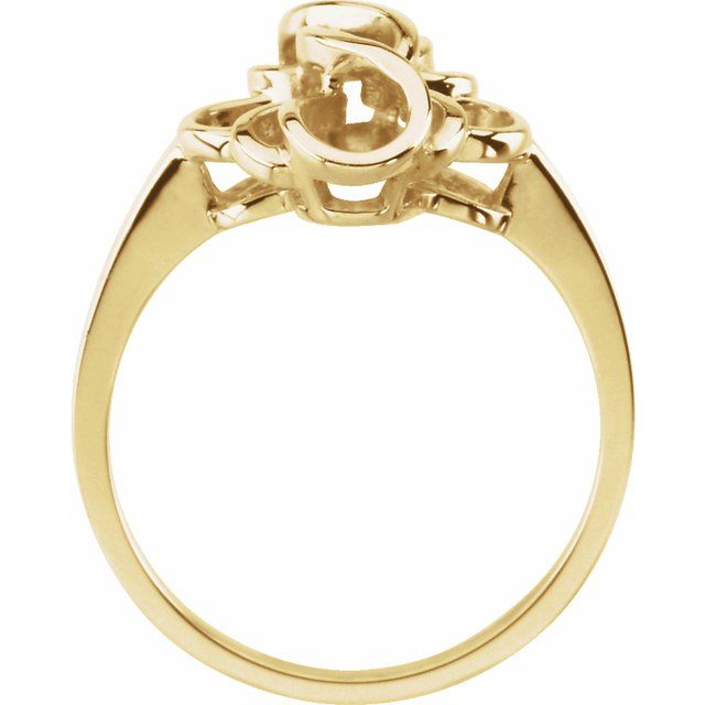 14K Yellow Freeform Ring