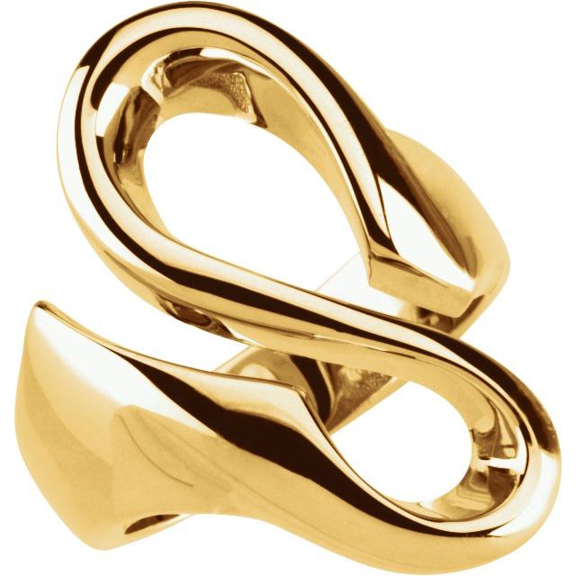 14k Yellow Freeform Ring