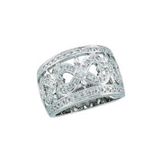 14K White 1/2 CTW Natural Diamond Ring