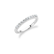 14K White 1/4 CTW Natural Diamond Band