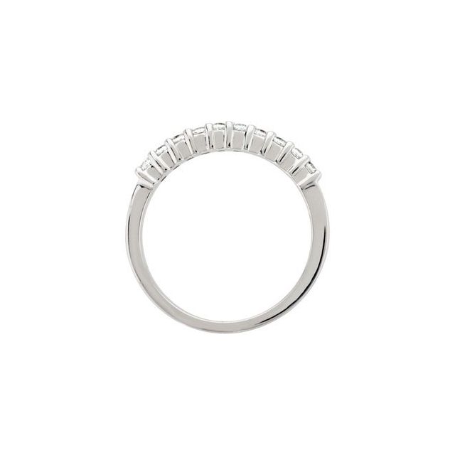 14K White 1/4 CTW Natural Diamond Band