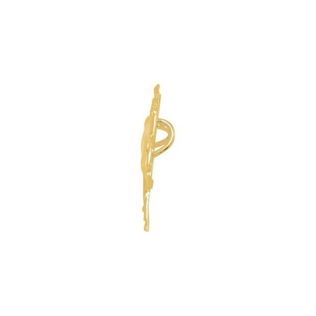14K Yellow Standardbred Trotter Pendant
