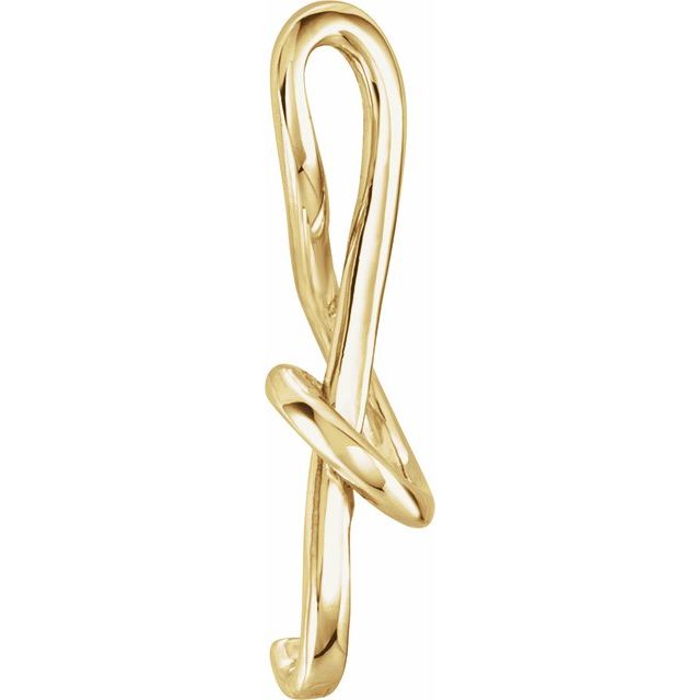 14K Yellow Treble Clef Pendant