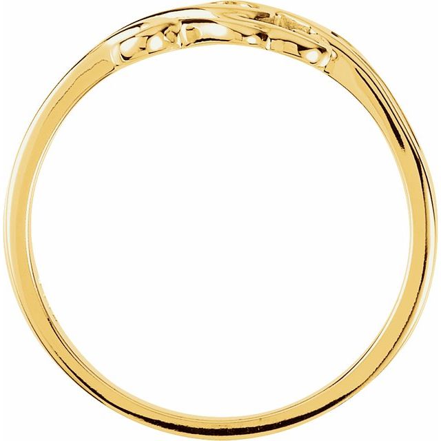 14K Yellow Freeform Ring