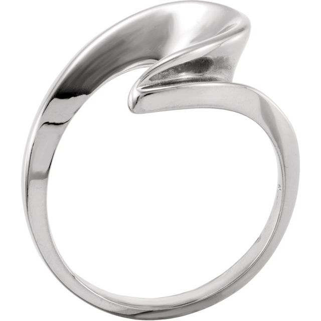 14k White Freeform Ring