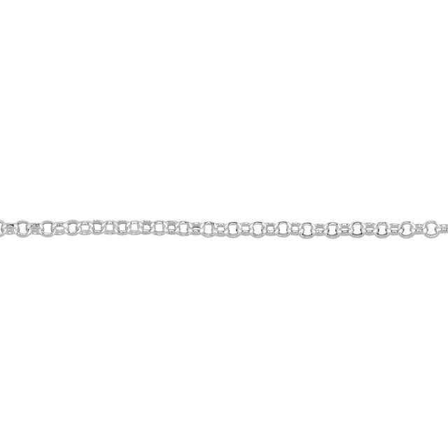 Sterling Silver 1.5 mm Adjustable Rolo 16-22' Chain