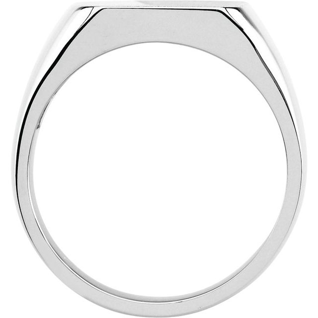 Sterling Silver Square Signet Ring
