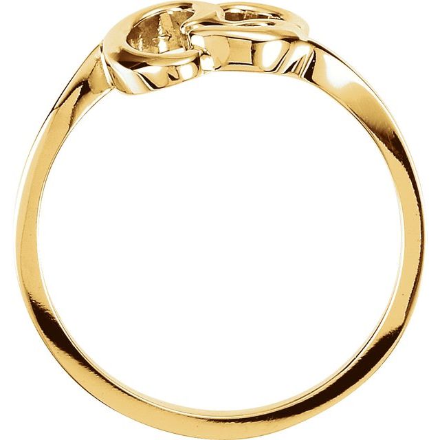 14k Yellow Freeform Ring