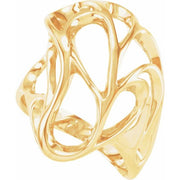 14K Yellow Freeform Ring
