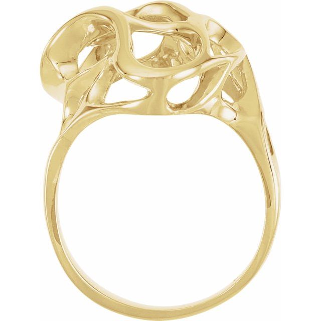 14K Yellow Freeform Ring