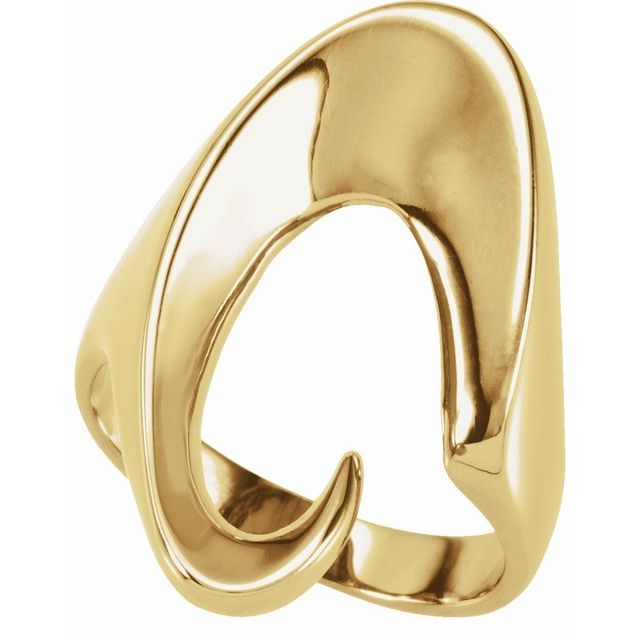 14K Yellow Freeform Ring
