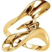 14k Yellow Freeform Ring