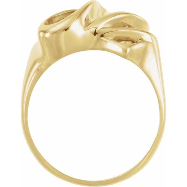 14K Yellow Freeform Ring