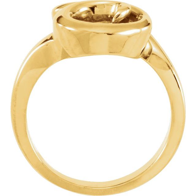 14K Yellow Freeform Ring