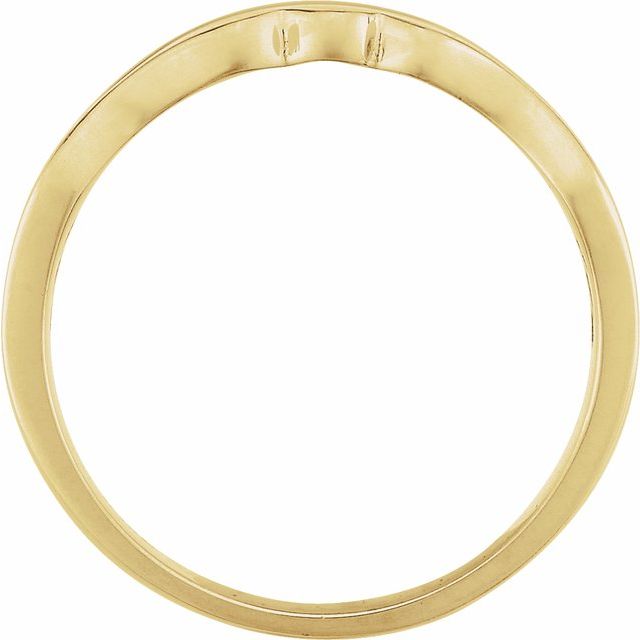 14K Yellow Latticework Ring