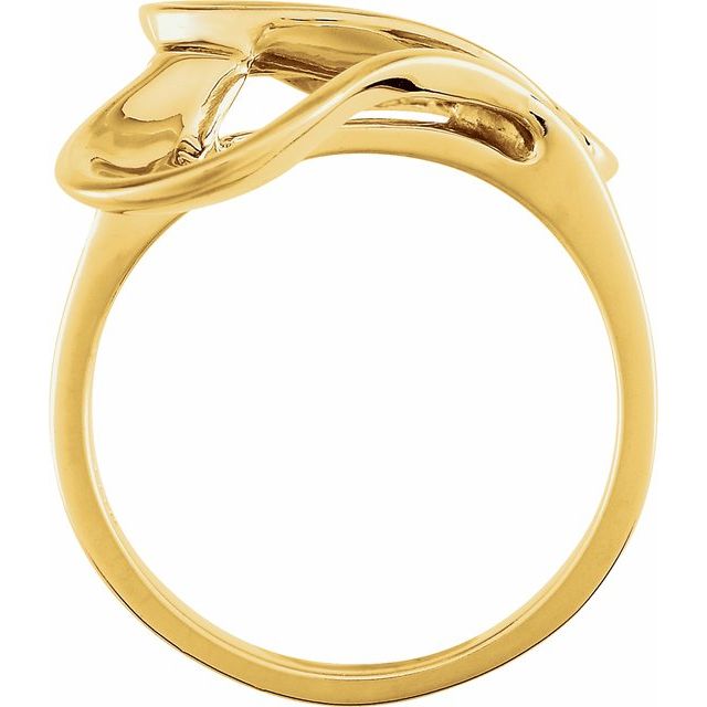 14k Yellow Freeform Ring
