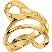 14K Yellow Freeform Ring