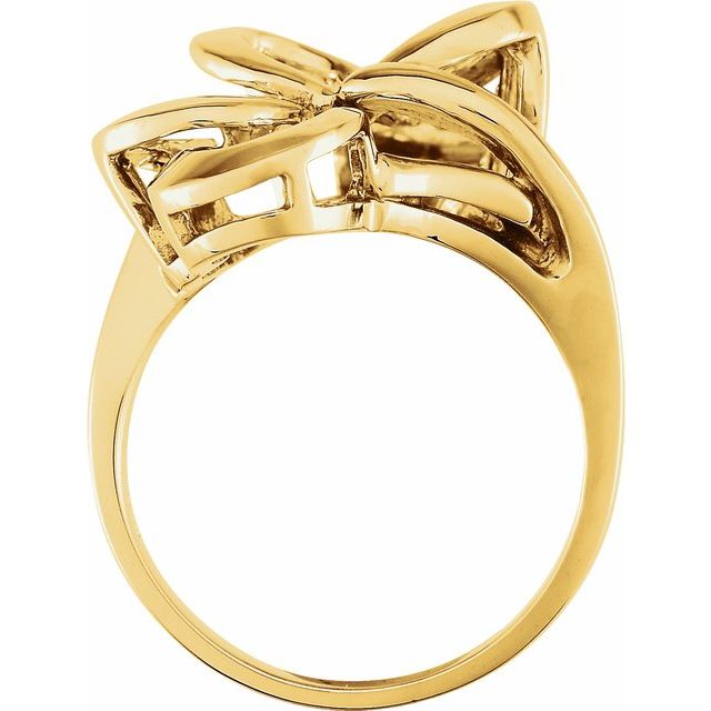 14K Yellow Freeform Ring