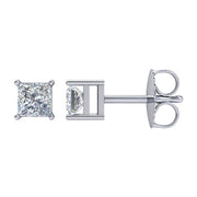 14K White 1 CTW Natural Diamond Earrings