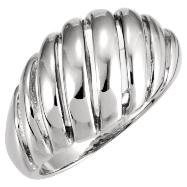 Sterling Silver Dome Ring