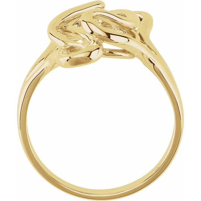 14K Yellow Freeform Ring