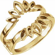 14k Yellow Ring Guard