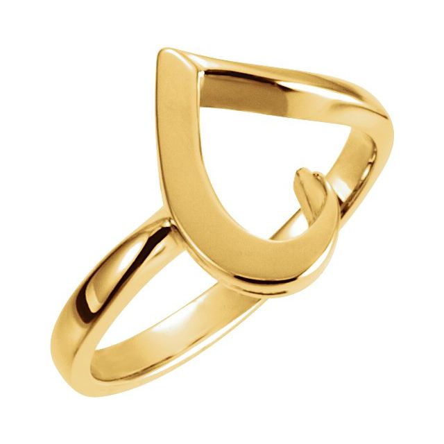 14K Yellow Freeform Ring
