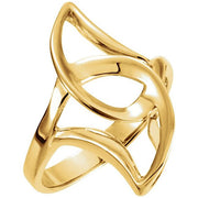 14K Yellow Freeform Ring
