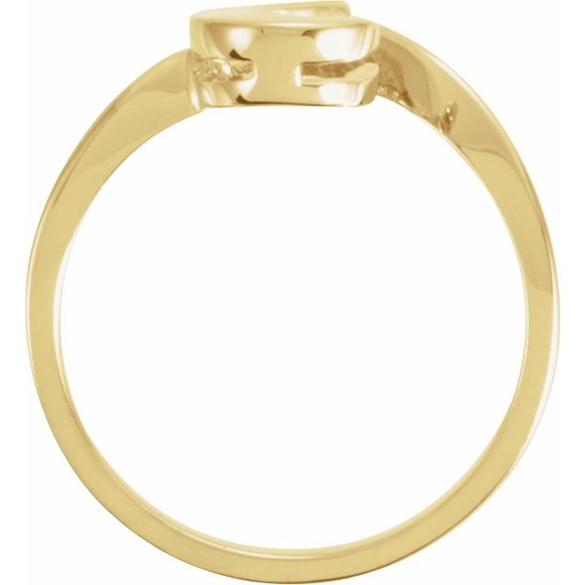 14K Yellow Freeform Ring