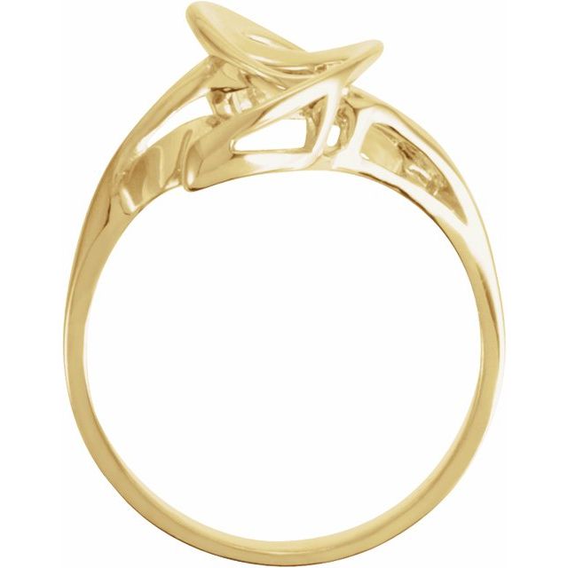 14K Yellow Freeform Ring