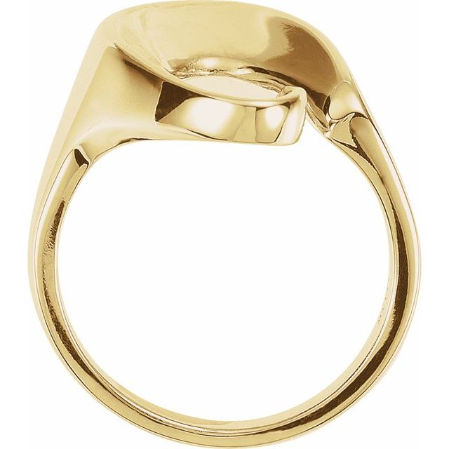 14K Yellow Freeform Ring