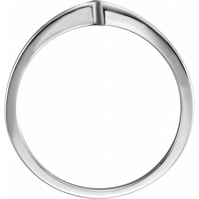 14K White Band