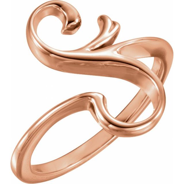 14k Rose Freeform Ring