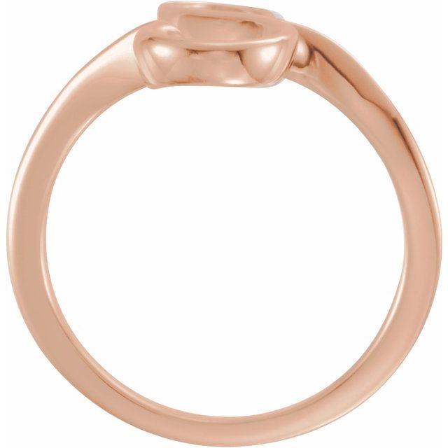 14k Rose Freeform Ring