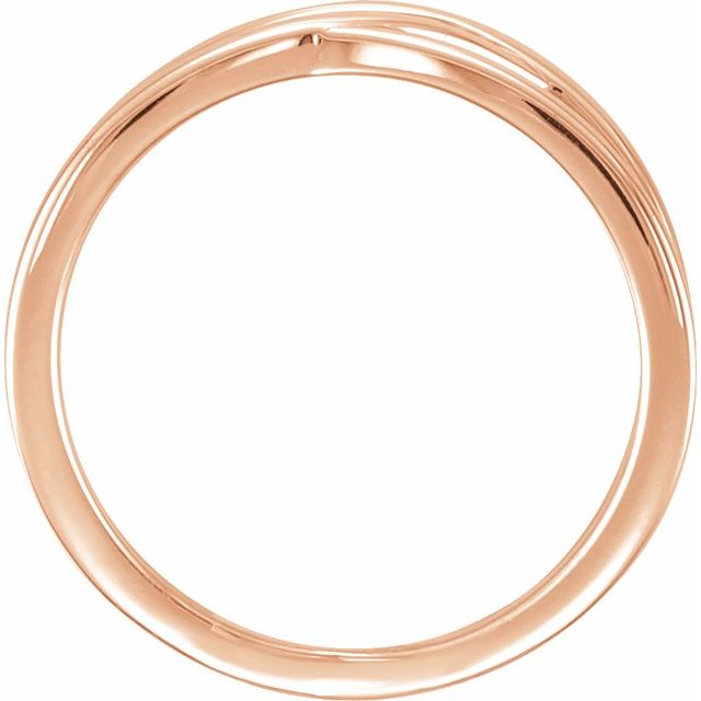 14k Rose Criss-cross Ring