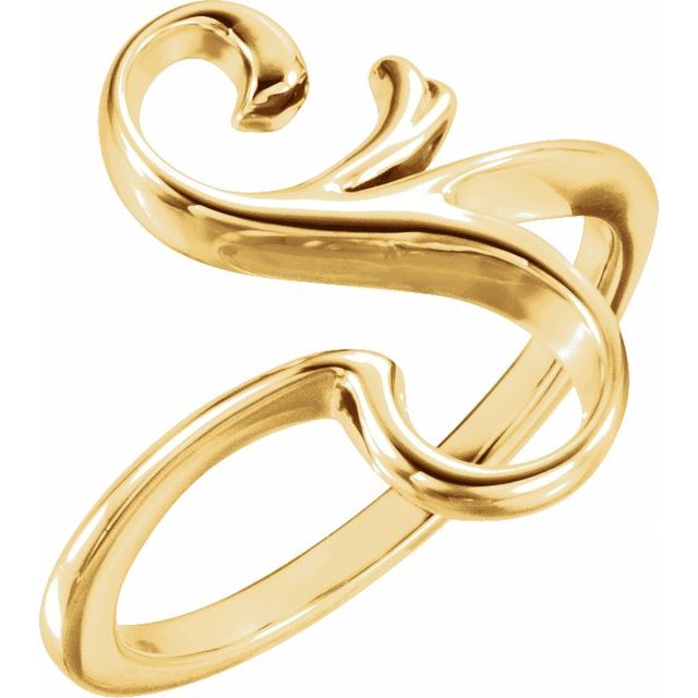 14k Yellow Freeform Ring