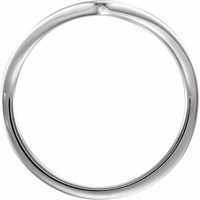 14k White Freeform Ring