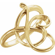 14k Yellow Freeform Ring