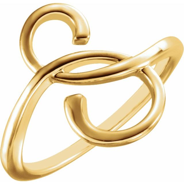 14k Yellow Freeform Ring