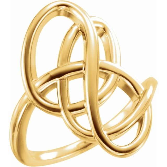 14k Yellow Freeform Ring