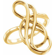 14k Yellow Freeform Ring