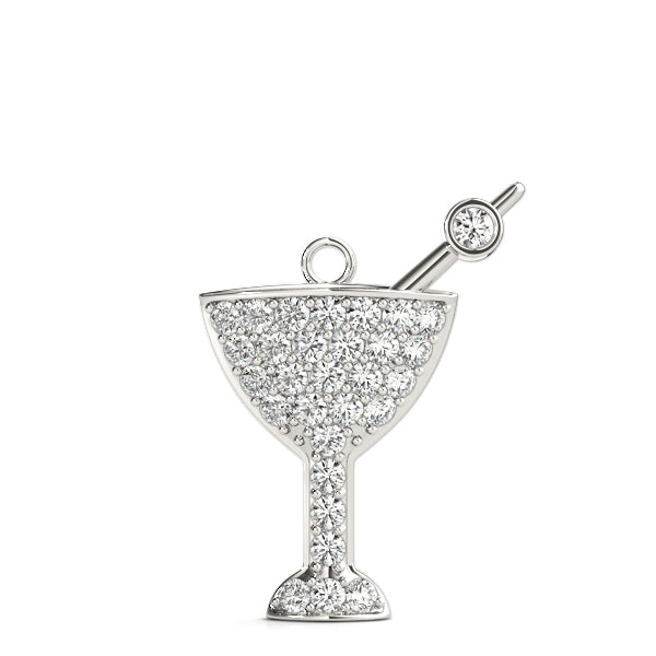 Martini Glass Charm