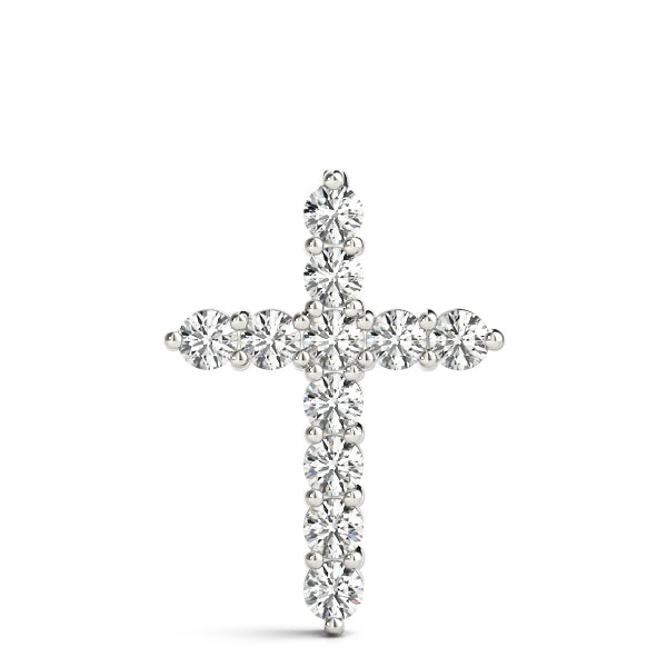 11 Stone Cross Pendant