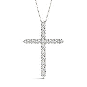 16 Stone Cross Pendant