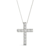 11 Stone Cross Pendant