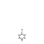 20mm Star Of David Diamond Pendant