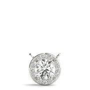 Round Halo Pendant