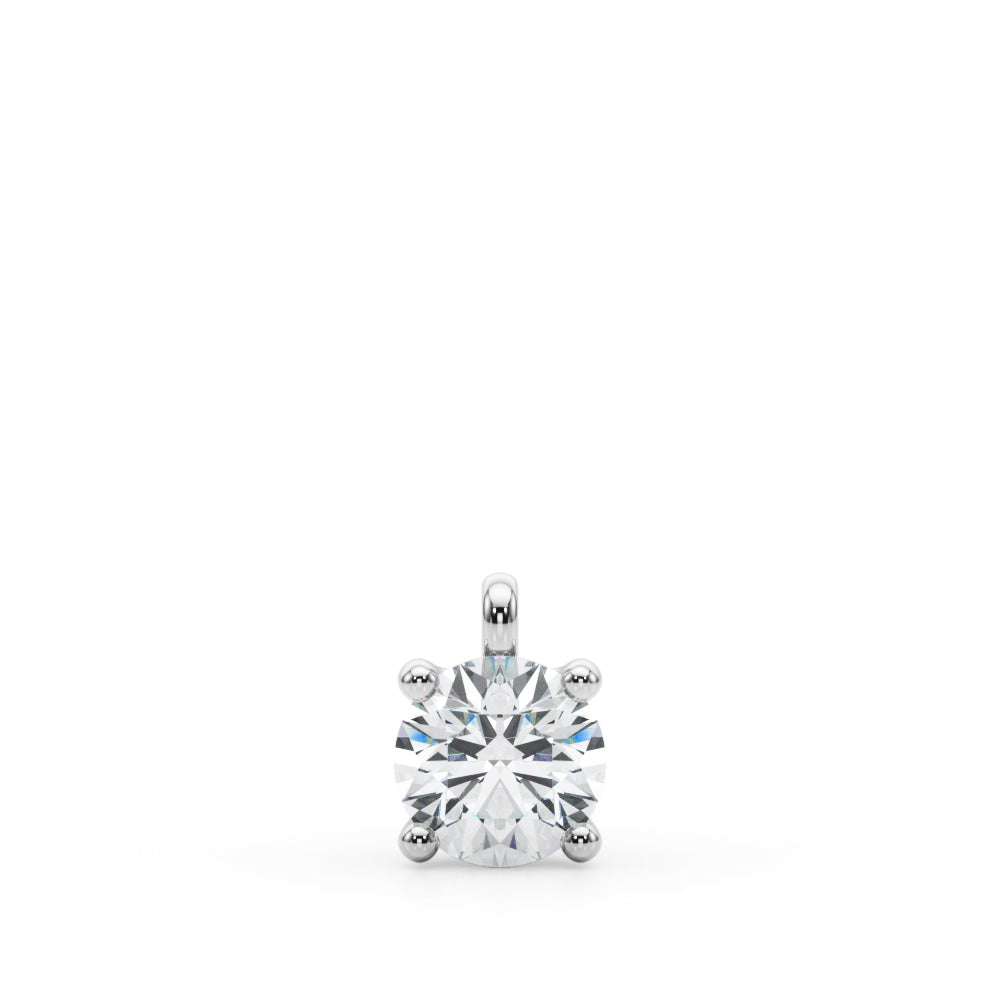 Round Solitaire Pendant