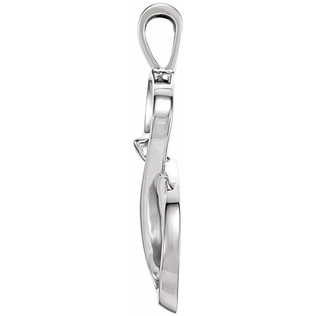 Sterling Silver Freeform Pendant