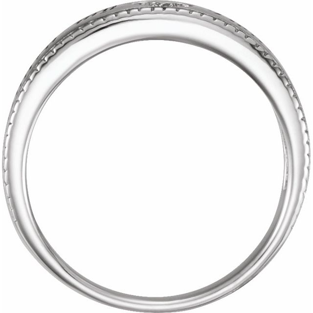 Sterling Silver Guard My Heart Ring Size 7